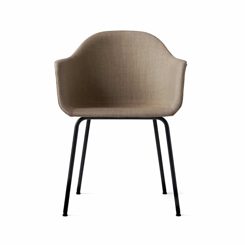 Menu Harbour Fully Upholstered Dining Chair with Steel Base by Olson and Baker - Designer & Contemporary Sofas, Furniture - Olson and Baker showcases original designs from authentic, designer brands. Buy contemporary furniture, lighting, storage, sofas & chairs at Olson + Baker.
