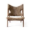 Menu Knitting Lounge Chair Sheepskin by Olson and Baker - Designer & Contemporary Sofas, Furniture - Olson and Baker showcases original designs from authentic, designer brands. Buy contemporary furniture, lighting, storage, sofas & chairs at Olson + Baker.