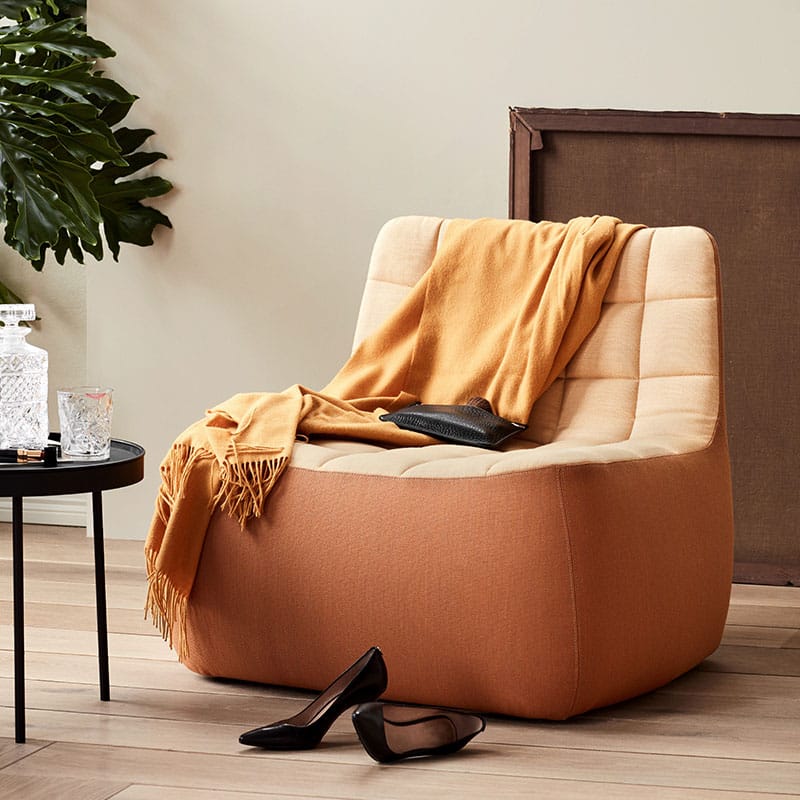 Northern_Yam_XL_Lounge_Chair_by_Mattias_Stenberg_Lifeshot_01 Olson and Baker - Designer & Contemporary Sofas, Furniture - Olson and Baker showcases original designs from authentic, designer brands. Buy contemporary furniture, lighting, storage, sofas & chairs at Olson + Baker.