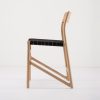 Gazzda_Fawn_Chair_140_by_Salih_Teskeredzic_Gazzda_-_1015_White_Solid_Oak_Oiled_with_4555_Black_Cotton_Webbing_Headboard_02 Olson and Baker - Designer & Contemporary Sofas, Furniture - Olson and Baker showcases original designs from authentic, designer brands. Buy contemporary furniture, lighting, storage, sofas & chairs at Olson + Baker.