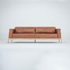 Gazzda_Fawn_Sofa_Three_Plus_Seater_by_Salih_Teskeredzic_Gazzda_-_1015_White_Solid_Oak_Oiled_with_2732_Whiskey_Dakar_Leather_Upholstery_02 Olson and Baker - Designer & Contemporary Sofas, Furniture - Olson and Baker showcases original designs from authentic, designer brands. Buy contemporary furniture, lighting, storage, sofas & chairs at Olson + Baker.