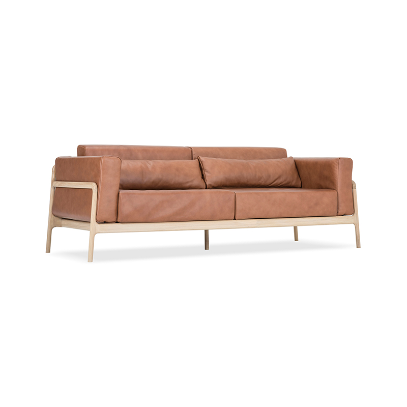 Gazzda Fawn Three Seat Sofa by Salih Teskeredzic Olson and Baker - Designer & Contemporary Sofas, Furniture - Olson and Baker showcases original designs from authentic, designer brands. Buy contemporary furniture, lighting, storage, sofas & chairs at Olson + Baker.