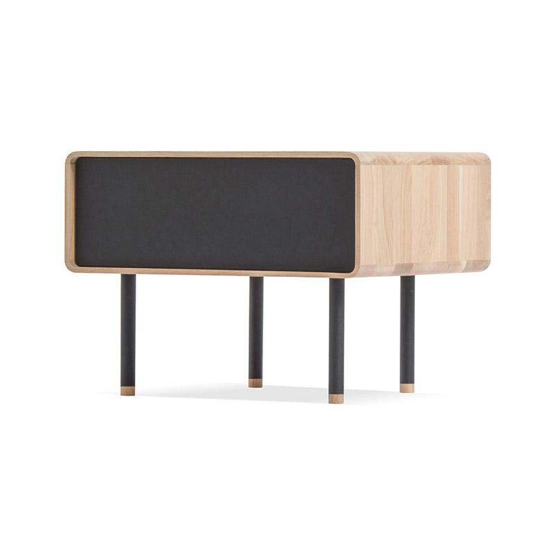 Gazzda Fina Nightstand by Mustafa Cohadzic Olson and Baker - Designer & Contemporary Sofas, Furniture - Olson and Baker showcases original designs from authentic, designer brands. Buy contemporary furniture, lighting, storage, sofas & chairs at Olson + Baker.