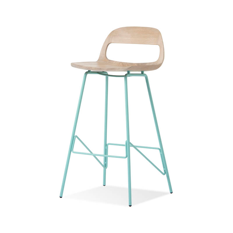 Leina Bar Stool by Olson and Baker - Designer & Contemporary Sofas, Furniture - Olson and Baker showcases original designs from authentic, designer brands. Buy contemporary furniture, lighting, storage, sofas & chairs at Olson + Baker.
