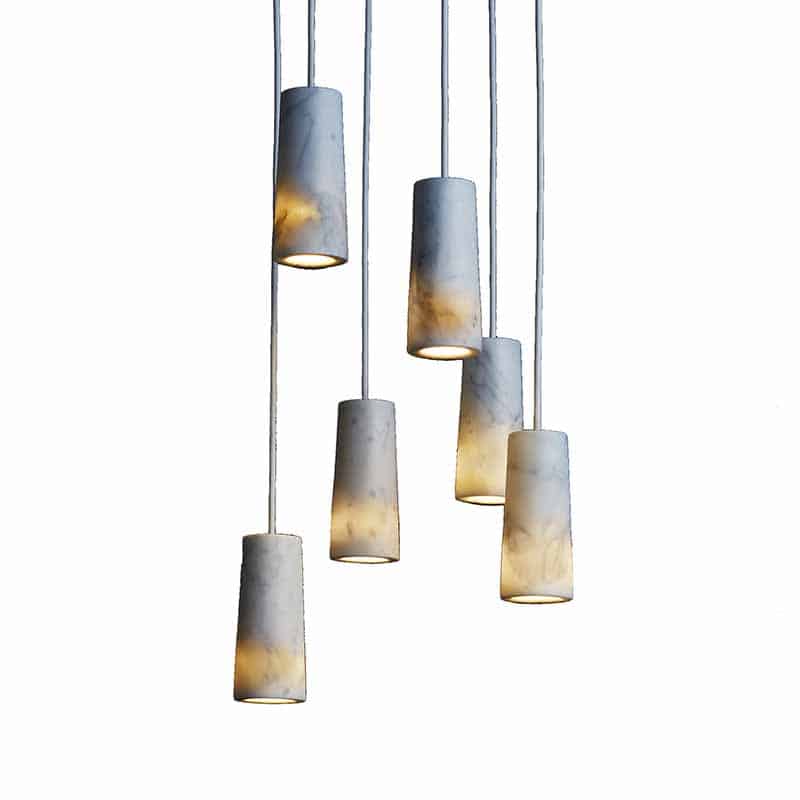 Case Furniture Core Pendant - Cluster of Six by Terence Woodgate Olson and Baker - Designer & Contemporary Sofas, Furniture - Olson and Baker showcases original designs from authentic, designer brands. Buy contemporary furniture, lighting, storage, sofas & chairs at Olson + Baker.