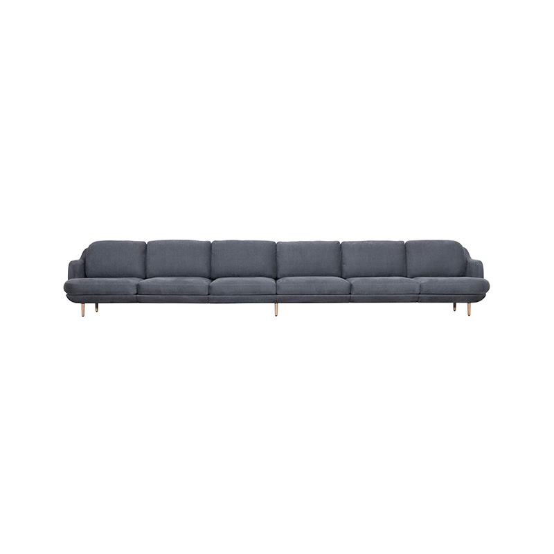 Fritz Hansen Lune Six Seat Sofa by Jaime Hayon Olson and Baker - Designer & Contemporary Sofas, Furniture - Olson and Baker showcases original designs from authentic, designer brands. Buy contemporary furniture, lighting, storage, sofas & chairs at Olson + Baker.