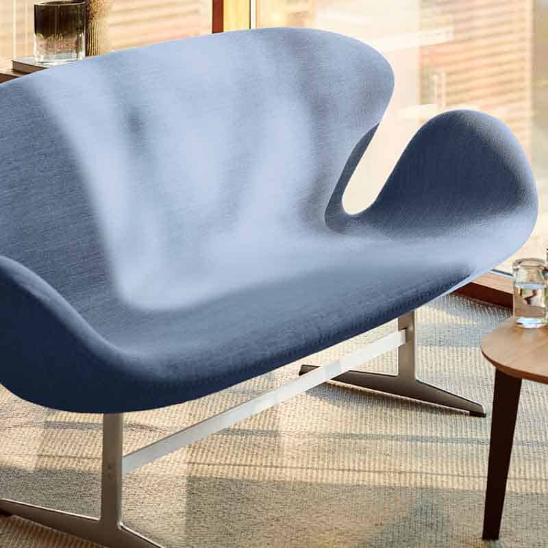 Fritz_Hansen_Swan_Sofa_by_Arne_Jacobsen_Lifestyle_1 Olson and Baker - Designer & Contemporary Sofas, Furniture - Olson and Baker showcases original designs from authentic, designer brands. Buy contemporary furniture, lighting, storage, sofas & chairs at Olson + Baker.