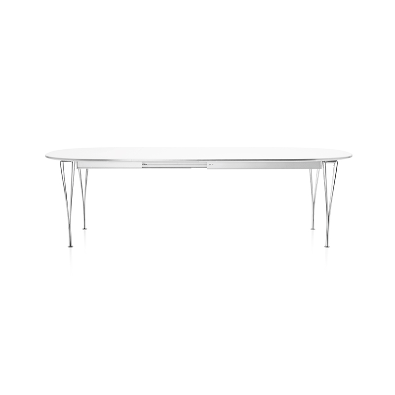 Fritz Hansen Series Super Elliptical Oval Extendable Dining Table by Olson and Baker - Designer & Contemporary Sofas, Furniture - Olson and Baker showcases original designs from authentic, designer brands. Buy contemporary furniture, lighting, storage, sofas & chairs at Olson + Baker.