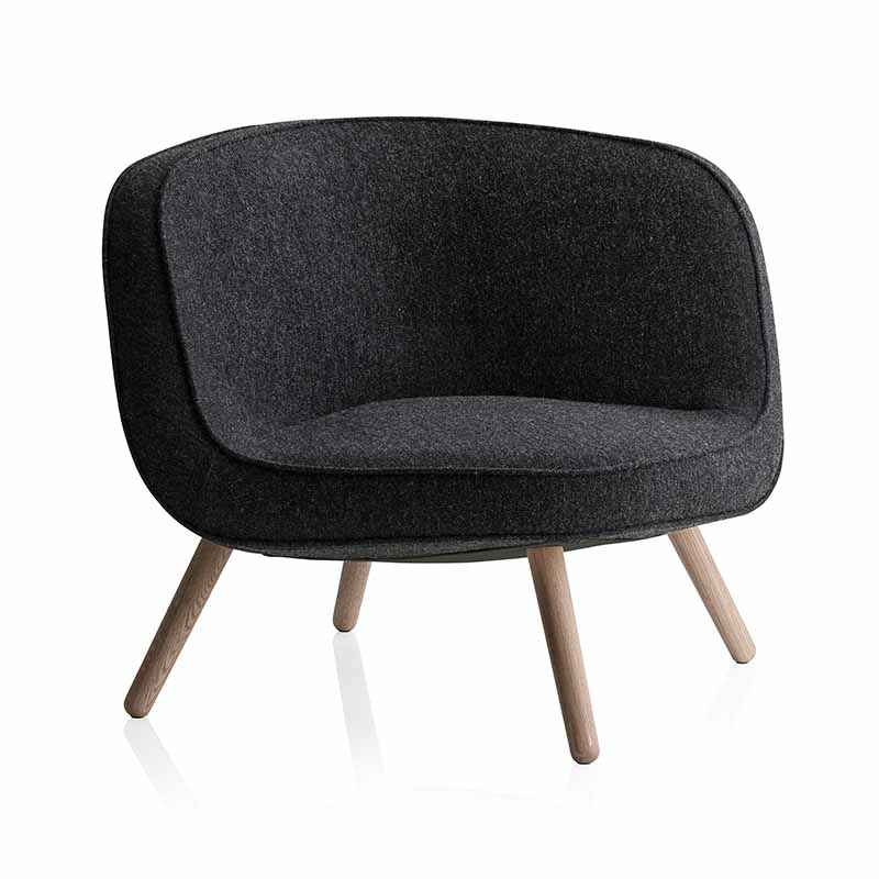 Fritz Hansen VIA 57 Lounge Chair by Olson and Baker - Designer & Contemporary Sofas, Furniture - Olson and Baker showcases original designs from authentic, designer brands. Buy contemporary furniture, lighting, storage, sofas & chairs at Olson + Baker.