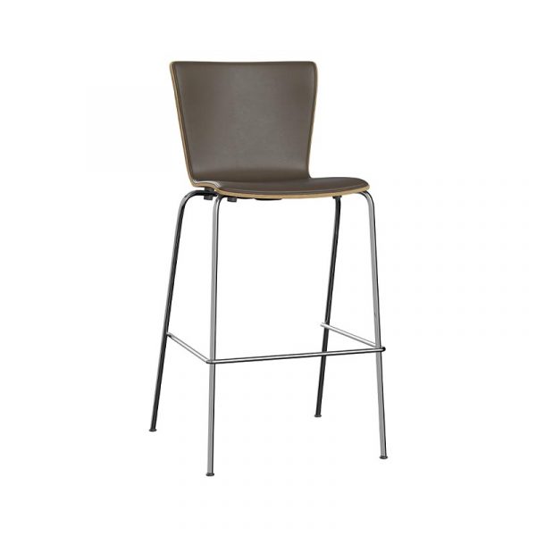 Vico Duo Bar Stool Front Upholstered Stackable