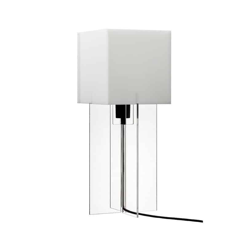 Fritz Hansen Cross-Plex T-500 Table Lamp by Bodil Kjaer Olson and Baker - Designer & Contemporary Sofas, Furniture - Olson and Baker showcases original designs from authentic, designer brands. Buy contemporary furniture, lighting, storage, sofas & chairs at Olson + Baker.