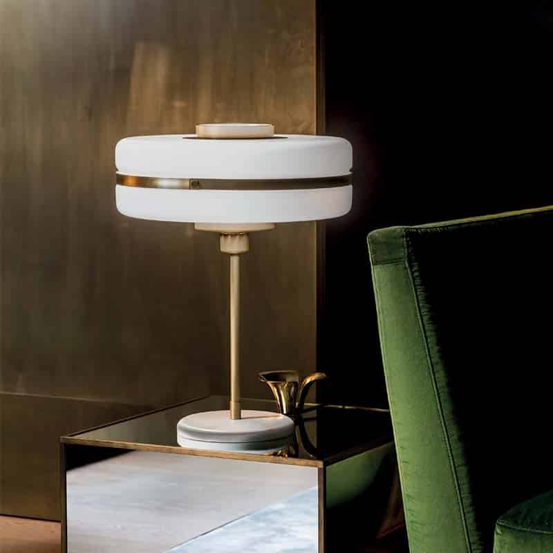 Bert_Frank_Masina_Table_Lamp_Lifestyle1 Olson and Baker - Designer & Contemporary Sofas, Furniture - Olson and Baker showcases original designs from authentic, designer brands. Buy contemporary furniture, lighting, storage, sofas & chairs at Olson + Baker.