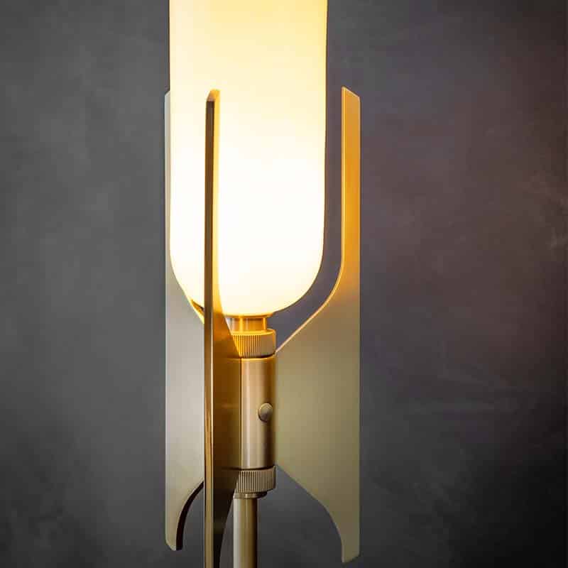 Bert_Frank_Pennon_Floor_Lamp_Brass_Lifestyle2 Olson and Baker - Designer & Contemporary Sofas, Furniture - Olson and Baker showcases original designs from authentic, designer brands. Buy contemporary furniture, lighting, storage, sofas & chairs at Olson + Baker.