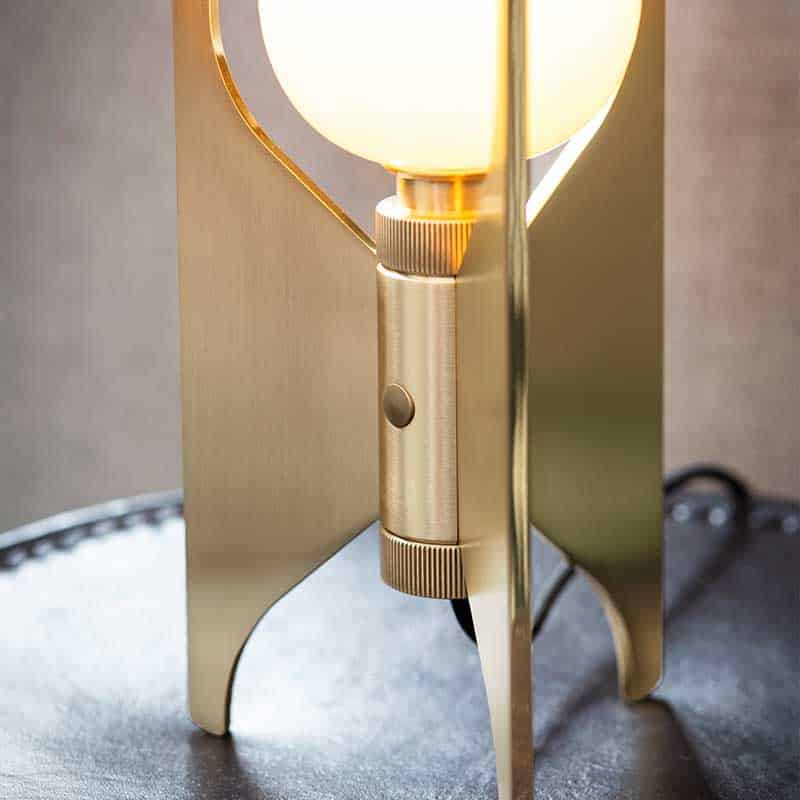 Bert_Frank_Pennon_Table_Lamp_Brass_Lifetyle2 Olson and Baker - Designer & Contemporary Sofas, Furniture - Olson and Baker showcases original designs from authentic, designer brands. Buy contemporary furniture, lighting, storage, sofas & chairs at Olson + Baker.