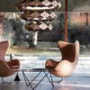 Bert_Frank_Rote_Triple_Chandelier_Lifestyle Olson and Baker - Designer & Contemporary Sofas, Furniture - Olson and Baker showcases original designs from authentic, designer brands. Buy contemporary furniture, lighting, storage, sofas & chairs at Olson + Baker.