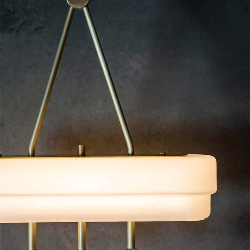 Bert_Frank_Spate_Pendant_Light_Green_Lifestyle1 Olson and Baker - Designer & Contemporary Sofas, Furniture - Olson and Baker showcases original designs from authentic, designer brands. Buy contemporary furniture, lighting, storage, sofas & chairs at Olson + Baker.
