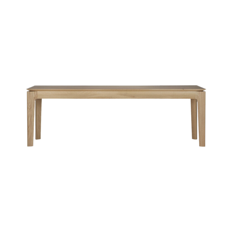 Ethnicraft Bok 146cm Bench by Olson and Baker - Designer & Contemporary Sofas, Furniture - Olson and Baker showcases original designs from authentic, designer brands. Buy contemporary furniture, lighting, storage, sofas & chairs at Olson + Baker.