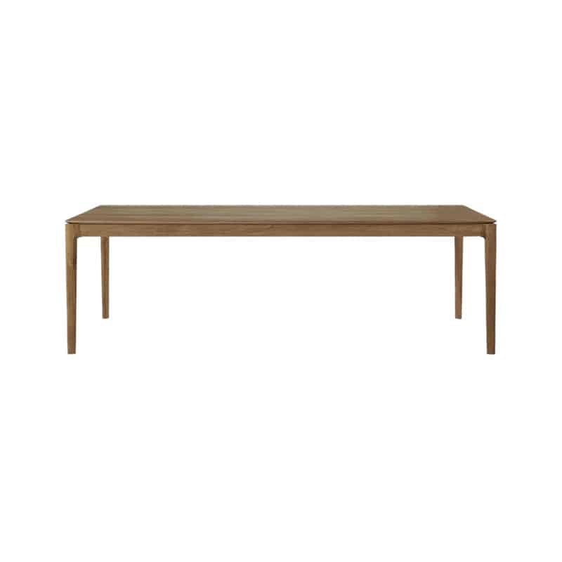 Ethnicraft Bok 240x100cm Dining Table by Alain Van Havre Olson and Baker - Designer & Contemporary Sofas, Furniture - Olson and Baker showcases original designs from authentic, designer brands. Buy contemporary furniture, lighting, storage, sofas & chairs at Olson + Baker.