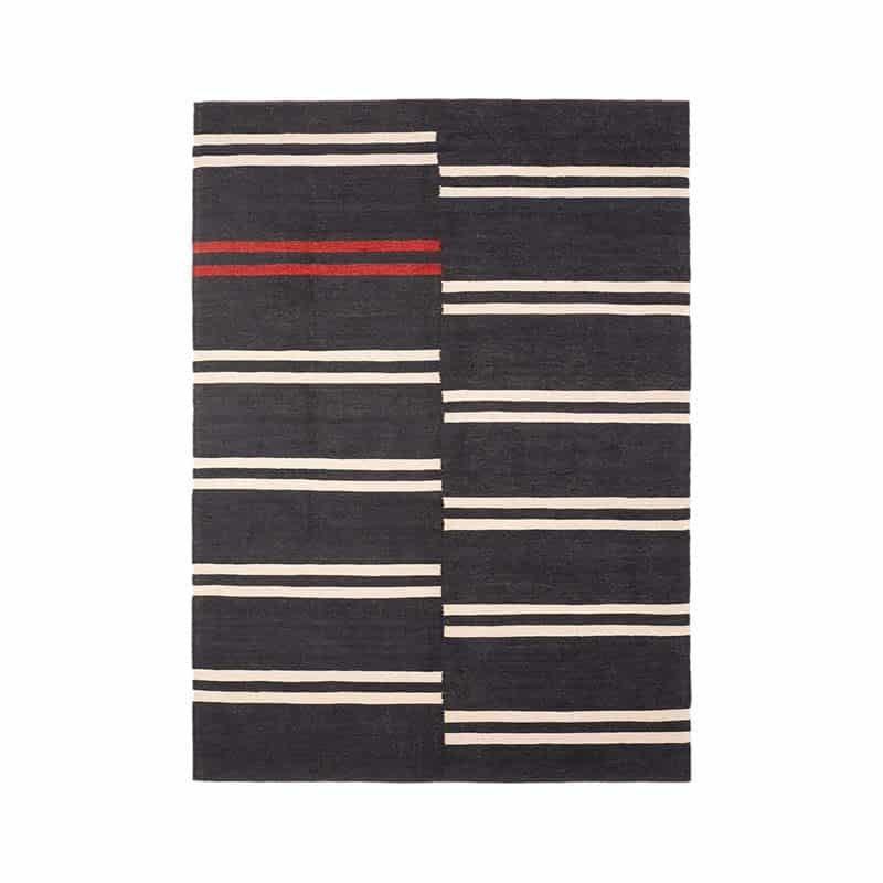 Mazandaran Black Kilim Rug by Olson and Baker - Designer & Contemporary Sofas, Furniture - Olson and Baker showcases original designs from authentic, designer brands. Buy contemporary furniture, lighting, storage, sofas & chairs at Olson + Baker.
