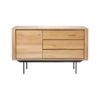 Shadow Sideboard with Black Metal Legs by Olson and Baker - Designer & Contemporary Sofas, Furniture - Olson and Baker showcases original designs from authentic, designer brands. Buy contemporary furniture, lighting, storage, sofas & chairs at Olson + Baker.
