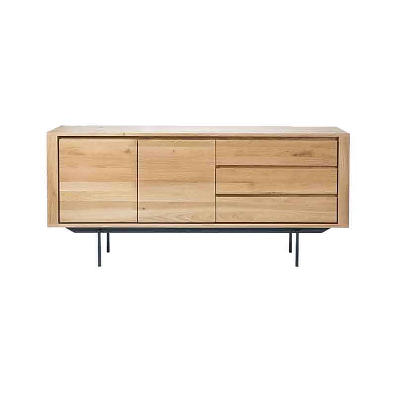 Shadow Sideboard with Black Metal Legs by Olson and Baker - Designer & Contemporary Sofas, Furniture - Olson and Baker showcases original designs from authentic, designer brands. Buy contemporary furniture, lighting, storage, sofas & chairs at Olson + Baker.