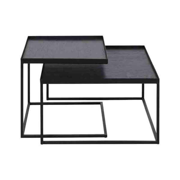 Square Tray Coffee Table - Set of Two