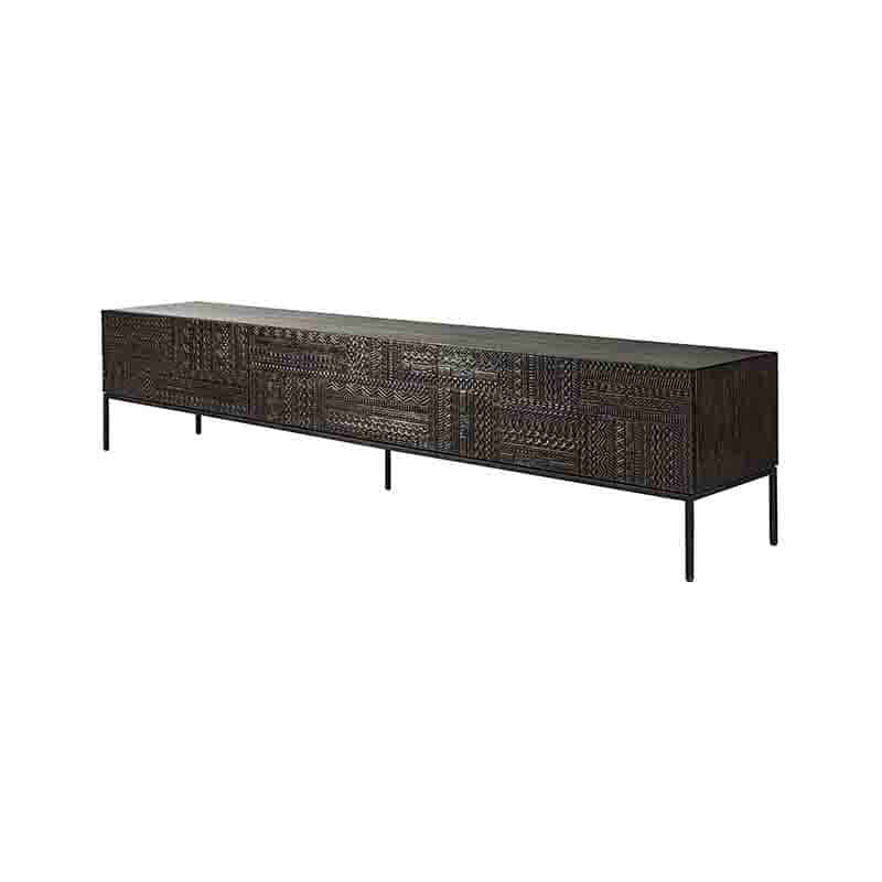Ethnicraft_Tabwa_TV_Cupboard_Large_Angle Olson and Baker - Designer & Contemporary Sofas, Furniture - Olson and Baker showcases original designs from authentic, designer brands. Buy contemporary furniture, lighting, storage, sofas & chairs at Olson + Baker.