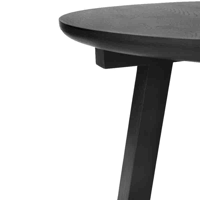 Ethnicraft_Tripod_Side_Table_Black_Oak_2 Olson and Baker - Designer & Contemporary Sofas, Furniture - Olson and Baker showcases original designs from authentic, designer brands. Buy contemporary furniture, lighting, storage, sofas & chairs at Olson + Baker.