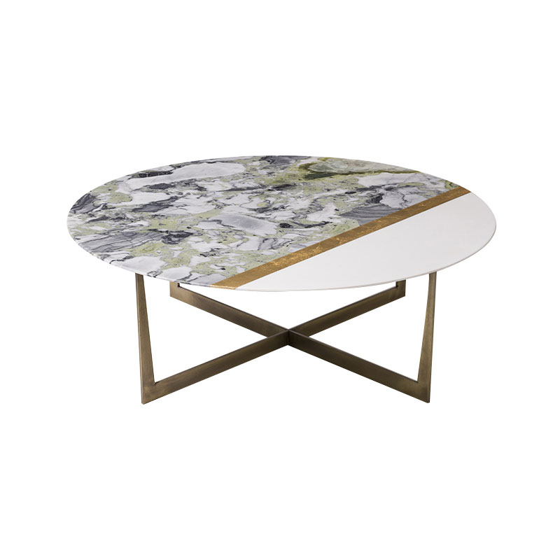 Alex Mint Slice of Jupiter Ø100cm Coffee Table by Olson and Baker - Designer & Contemporary Sofas, Furniture - Olson and Baker showcases original designs from authentic, designer brands. Buy contemporary furniture, lighting, storage, sofas & chairs at Olson + Baker.