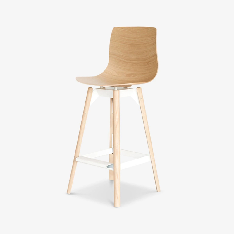 Case Furniture - Loku Stool by Shin Azumi - White Oak 04 Olson and Baker - Designer & Contemporary Sofas, Furniture - Olson and Baker showcases original designs from authentic, designer brands. Buy contemporary furniture, lighting, storage, sofas & chairs at Olson + Baker.
