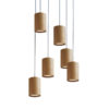Solid Cylinder Pendant - Cluster of Six by Olson and Baker - Designer & Contemporary Sofas, Furniture - Olson and Baker showcases original designs from authentic, designer brands. Buy contemporary furniture, lighting, storage, sofas & chairs at Olson + Baker.