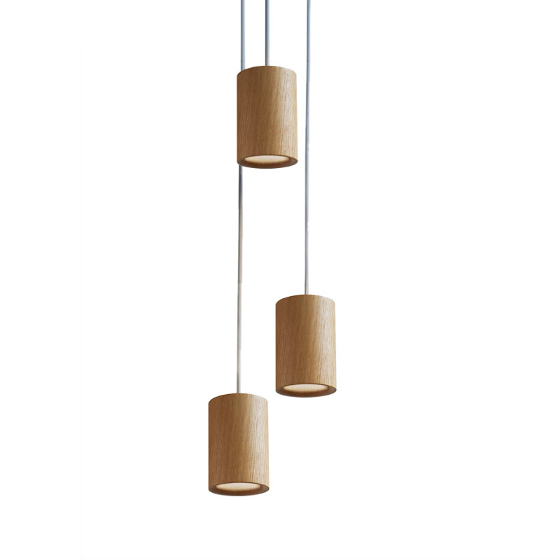 Case Furniture Solid Cylinder Pendant - Cluster of Three by Terence Woodgate Olson and Baker - Designer & Contemporary Sofas, Furniture - Olson and Baker showcases original designs from authentic, designer brands. Buy contemporary furniture, lighting, storage, sofas & chairs at Olson + Baker.