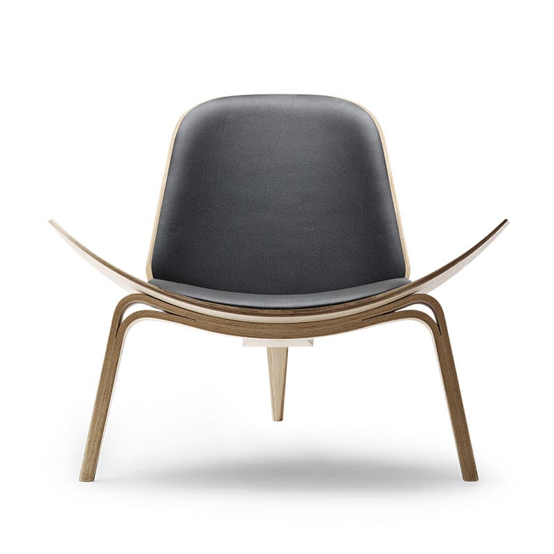 Carl Hansen CH07 Shell Lounge Chair by Hans Wegner Olson and Baker - Designer & Contemporary Sofas, Furniture - Olson and Baker showcases original designs from authentic, designer brands. Buy contemporary furniture, lighting, storage, sofas & chairs at Olson + Baker.