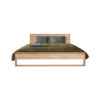 Ethnicraft Nordic II Bed by Alain van Havre Oak 03 Olson and Baker - Designer & Contemporary Sofas, Furniture - Olson and Baker showcases original designs from authentic, designer brands. Buy contemporary furniture, lighting, storage, sofas & chairs at Olson + Baker.