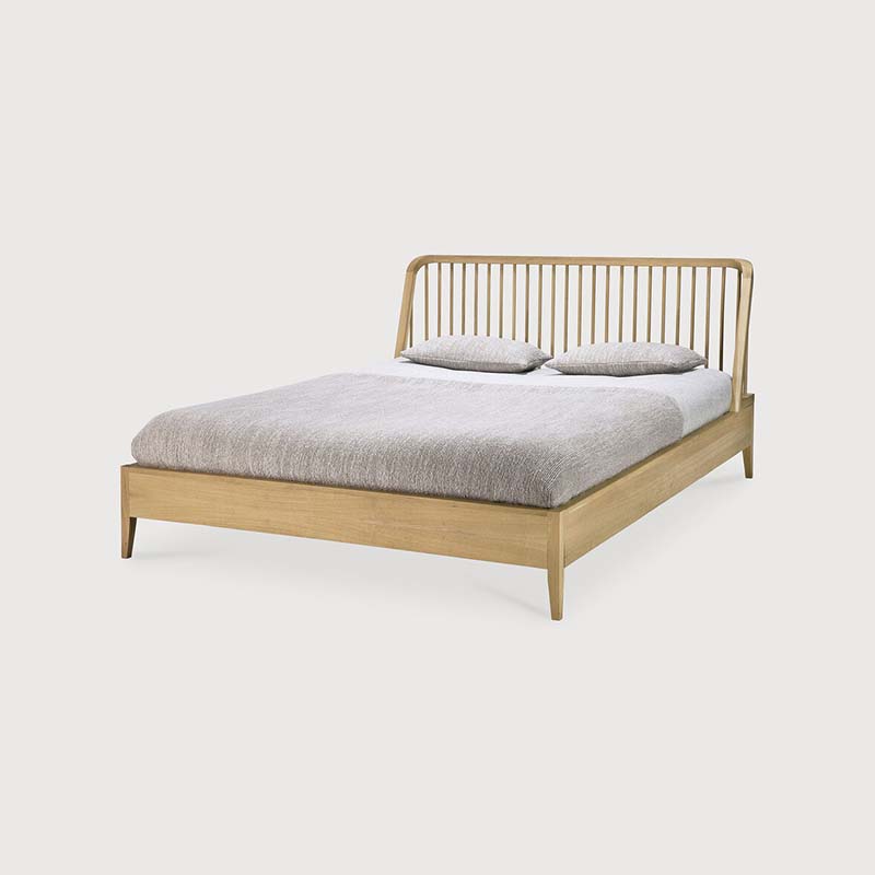 Ethnicraft - Spindle Bed - Alain van Havre - Product 04 Olson and Baker - Designer & Contemporary Sofas, Furniture - Olson and Baker showcases original designs from authentic, designer brands. Buy contemporary furniture, lighting, storage, sofas & chairs at Olson + Baker.