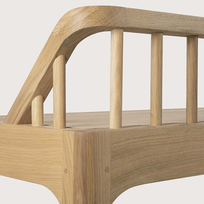 Ethnicraft - Spindle Bench by Nathan Yong - Product 02 Olson and Baker - Designer & Contemporary Sofas, Furniture - Olson and Baker showcases original designs from authentic, designer brands. Buy contemporary furniture, lighting, storage, sofas & chairs at Olson + Baker.
