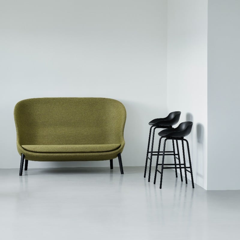 Normann Copenhagen - Hyg High Barstool by Simon Legald - Lifestyle Shot 02 Olson and Baker - Designer & Contemporary Sofas, Furniture - Olson and Baker showcases original designs from authentic, designer brands. Buy contemporary furniture, lighting, storage, sofas & chairs at Olson + Baker.
