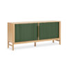 Normann Copenhagen - Jalousi Sideboard by Simon Legald - Dark Green 02 Olson and Baker - Designer & Contemporary Sofas, Furniture - Olson and Baker showcases original designs from authentic, designer brands. Buy contemporary furniture, lighting, storage, sofas & chairs at Olson + Baker.