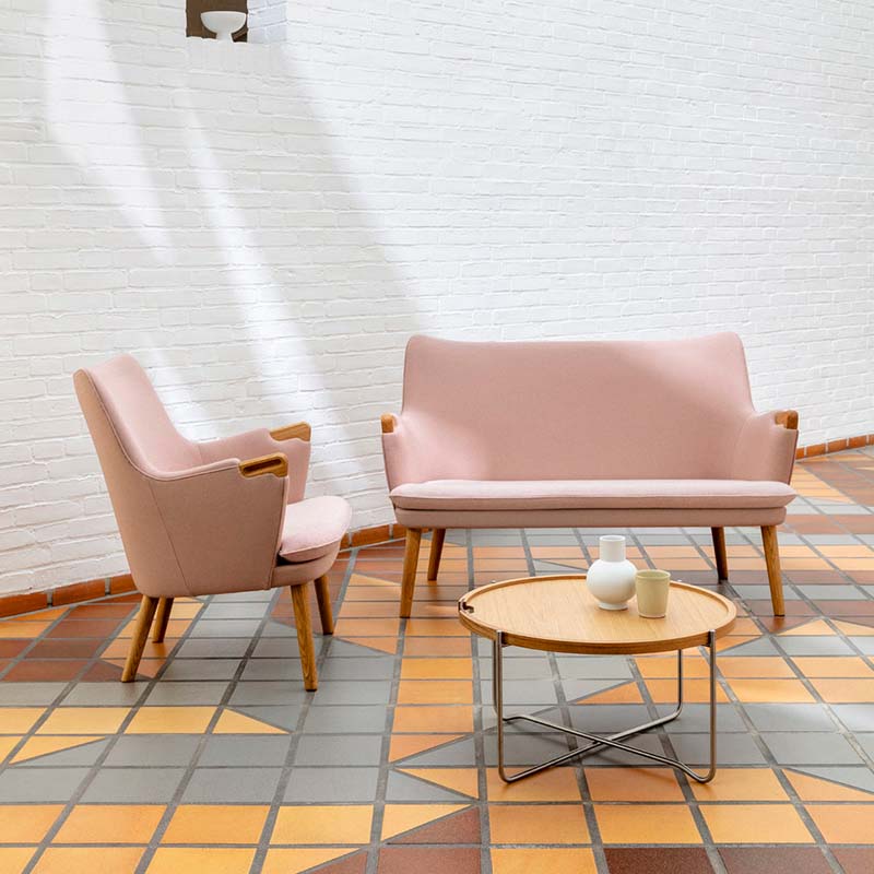 Carl Hansen - CH71 CH72 by Hans Wegner Lifeshot Olson and Baker - Designer & Contemporary Sofas, Furniture - Olson and Baker showcases original designs from authentic, designer brands. Buy contemporary furniture, lighting, storage, sofas & chairs at Olson + Baker.