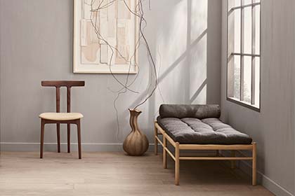 Carl Hansen - OW150 - Day Beds Olson and Baker - Designer & Contemporary Sofas, Furniture - Olson and Baker showcases original designs from authentic, designer brands. Buy contemporary furniture, lighting, storage, sofas & chairs at Olson + Baker.