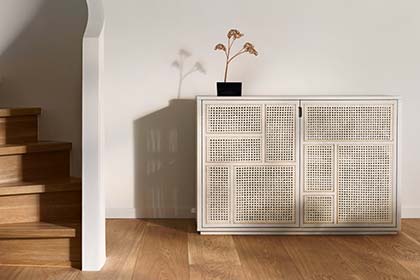 Design House Stockholm - Air Cabinet - Cabinets and Sideboards Olson and Baker - Designer & Contemporary Sofas, Furniture - Olson and Baker showcases original designs from authentic, designer brands. Buy contemporary furniture, lighting, storage, sofas & chairs at Olson + Baker.