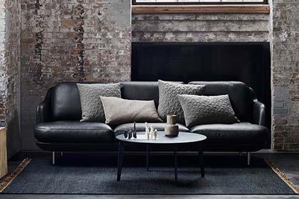 Fritz Hansen - Lune Sofa - Sofas Olson and Baker - Designer & Contemporary Sofas, Furniture - Olson and Baker showcases original designs from authentic, designer brands. Buy contemporary furniture, lighting, storage, sofas & chairs at Olson + Baker.