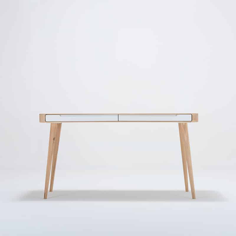 Gazzda - Ena Desk Table by Salih Teskeredzic - Image 01 Olson and Baker - Designer & Contemporary Sofas, Furniture - Olson and Baker showcases original designs from authentic, designer brands. Buy contemporary furniture, lighting, storage, sofas & chairs at Olson + Baker.
