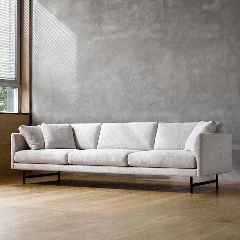 Fredericia - Calmo Three Seat - Lifestyle 02 Olson and Baker - Designer & Contemporary Sofas, Furniture - Olson and Baker showcases original designs from authentic, designer brands. Buy contemporary furniture, lighting, storage, sofas & chairs at Olson + Baker.