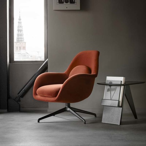 Swoon Petit Lounge Chair Swivel Base