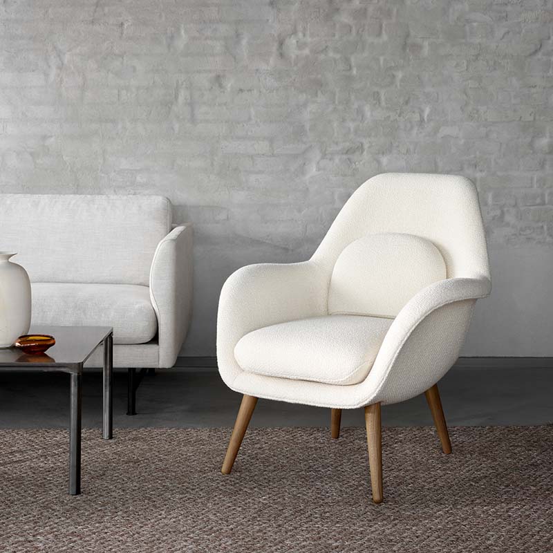 Fredericia - Swoon Lounge Petit - Lifestyle 07 Olson and Baker - Designer & Contemporary Sofas, Furniture - Olson and Baker showcases original designs from authentic, designer brands. Buy contemporary furniture, lighting, storage, sofas & chairs at Olson + Baker.