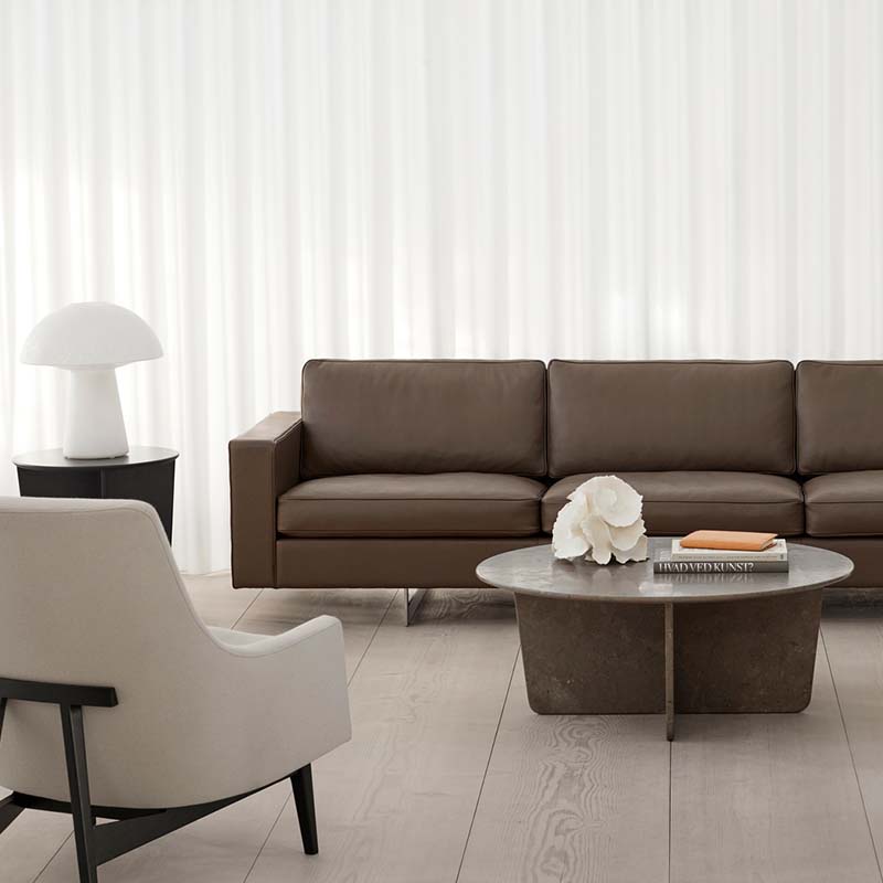 Fredericia - Tableau Round - Lifestyle 01 Olson and Baker - Designer & Contemporary Sofas, Furniture - Olson and Baker showcases original designs from authentic, designer brands. Buy contemporary furniture, lighting, storage, sofas & chairs at Olson + Baker.