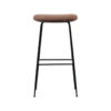 Gubi Beetle Bar Stool Fully Upholstered with Conic Base by GamFratesi Olson and Baker - Designer & Contemporary Sofas, Furniture - Olson and Baker showcases original designs from authentic, designer brands. Buy contemporary furniture, lighting, storage, sofas & chairs at Olson + Baker.