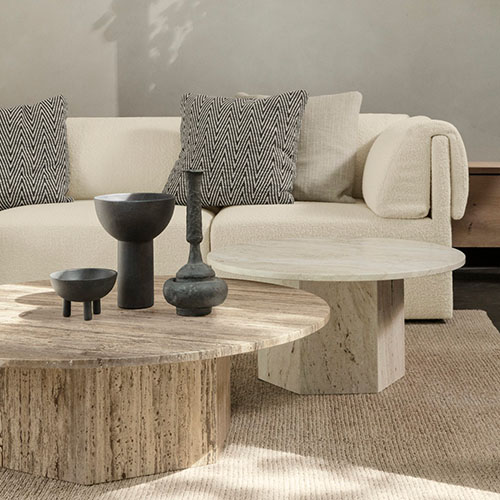 Gubi-Epic Coffee Table-04-Lifestyle Olson and Baker - Designer & Contemporary Sofas, Furniture - Olson and Baker showcases original designs from authentic, designer brands. Buy contemporary furniture, lighting, storage, sofas & chairs at Olson + Baker.