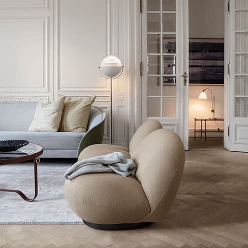 Gubi-Multi Light Floor-Lifestyle Olson and Baker - Designer & Contemporary Sofas, Furniture - Olson and Baker showcases original designs from authentic, designer brands. Buy contemporary furniture, lighting, storage, sofas & chairs at Olson + Baker.
